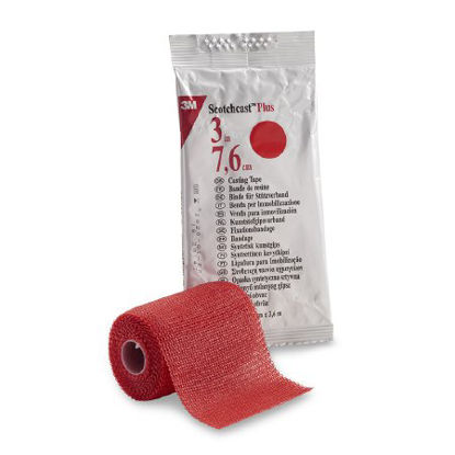 Picture of Cast Tape 3M™ Scotchcast™ Plus 3 Inch X 12 Foot Fiberglass / Resin Red82003R