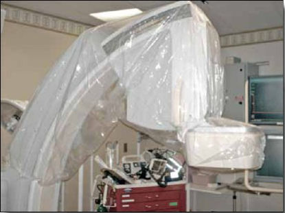 Picture of C-Arm Tail Drape 54 Inch C-ArmC-ARM 54