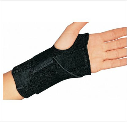 Picture of Wrist Brace ProCare® Universal Wrist-O-Prene™ Neoprene Left Hand Black One Size Fits Most79-82471