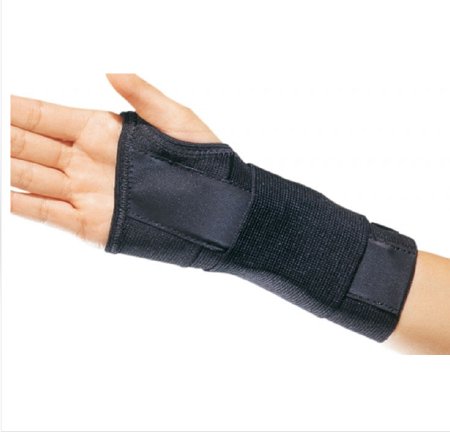 Picture of Wrist Brace ProCare® CTS Contoured Aluminum / Cotton / Elastic Right Hand Black Small79-87153