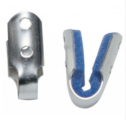 Picture of Finger Splint X-Large Without Fastening Left Thumb Blue / Silver79-71908