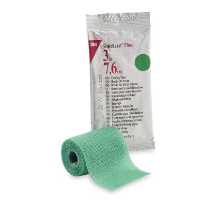 Picture of Cast Tape 3M™ Scotchcast™ Plus 3 Inch X 12 Foot Fiberglass / Resin Green82003G