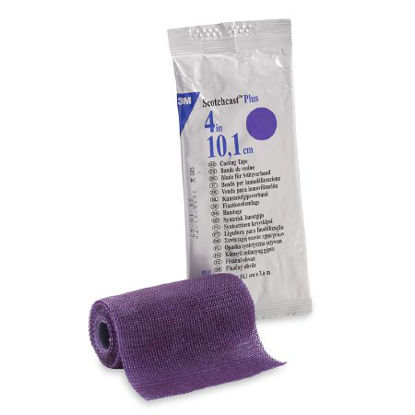 Picture of Cast Tape 3M™ Scotchcast™ Plus 4 Inch X 12 Foot Fiberglass / Resin Purple82004U