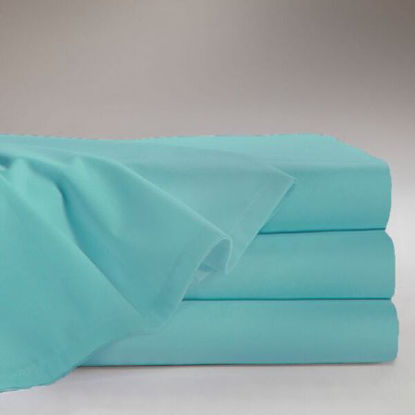 Picture of Bed Sheet Supreme Draw 55 X 72 Inch Misty Green Cotton 55% / Polyester 45% Reusable03910322