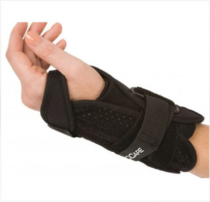 Picture of Wrist Brace ProCare® Quick-Fit® Felt / Nylon Left Hand Black One Size Fits Most79-87470