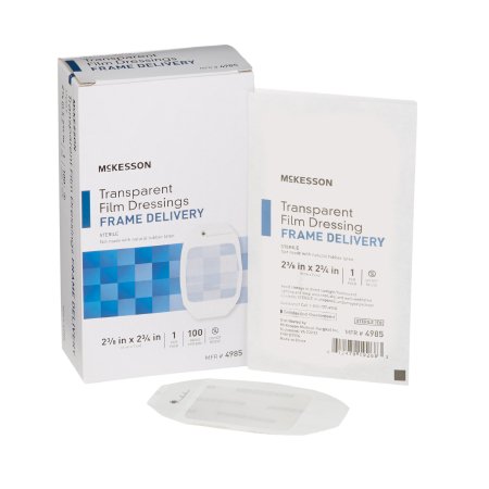 Picture of Transparent Film Dressing McKesson Octagon 2-3/8 X 2-3/4 Inch Frame Style Delivery Without Label Sterile4985