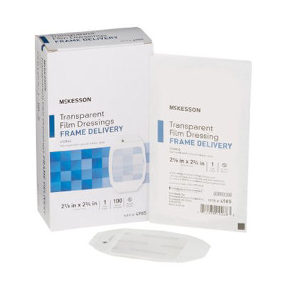 Picture of Transparent Film Dressing McKesson Octagon 2-3/8 X 2-3/4 Inch Frame Style Delivery Without Label Sterile4985