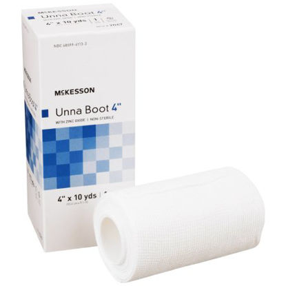 Picture of Unna Boot McKesson 4 Inch X 10 Yard Cotton Zinc Oxide NonSterile2067