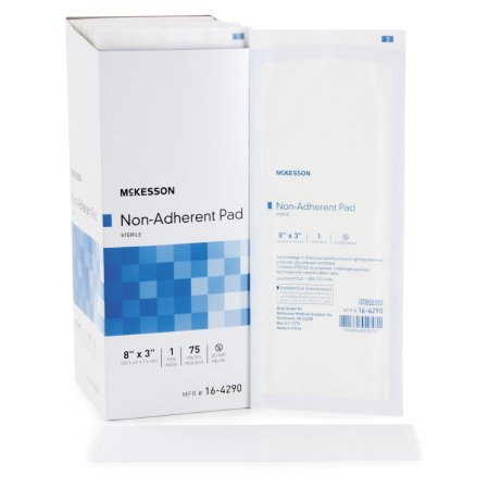 Picture of Non-Adherent Dressing McKesson Nylon / Polyester 3 X 8 Inch Sterile16-4290