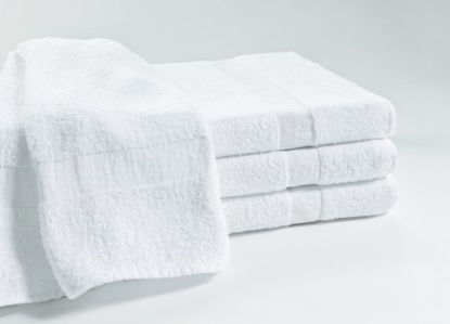 Picture of Bath Towel 21 X 44 Inch Cotton 90% / Polyester 10% White Reusable40520101