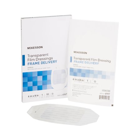Picture of Transparent Film Dressing McKesson Octagon 6 X 8 Inch Frame Style Delivery Without Label Sterile4987