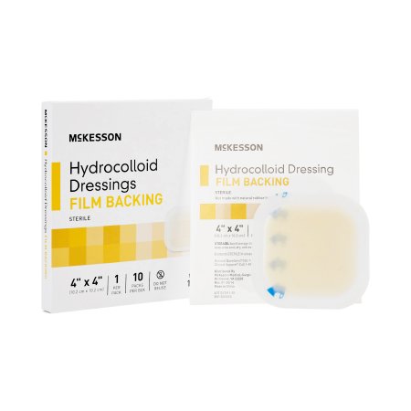 Picture of Hydrocolloid Dressing McKesson 4 X 4 Inch Square Sterile1887