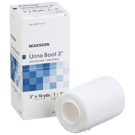 Picture of Unna Boot McKesson 3 Inch X 10 Yard Cotton Zinc Oxide NonSterile2066