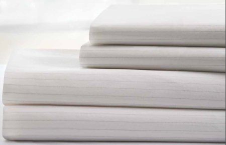 Picture of Bed Sheet DermaTherapy® Flat 66 X 99 Inch White Reusable17810200