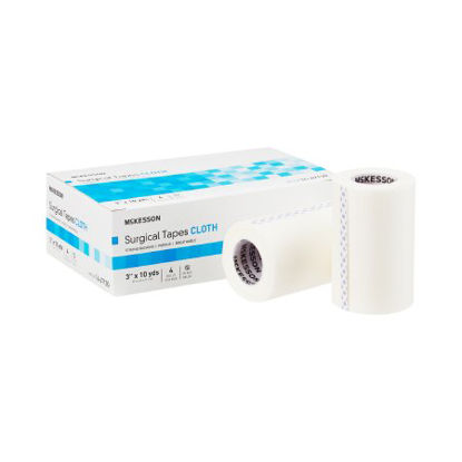 Picture of Medical Tape McKesson Air Permeable Silk-Like Cloth 3 Inch X 10 Yard White NonSterile16-47130