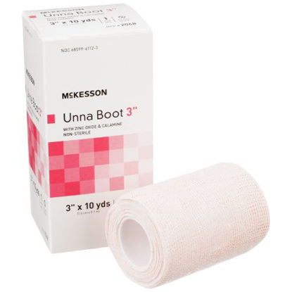 Picture of Unna Boot McKesson 3 Inch X 10 Yard Cotton Calamine / Zinc Oxide NonSterile2068