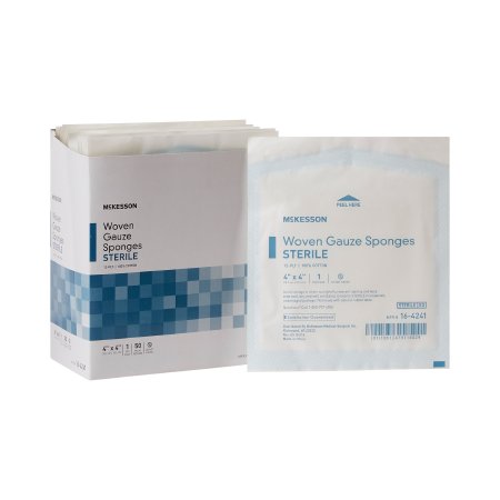 Picture of Gauze Sponge McKesson Cotton 12-Ply 4 X 4 Inch Square Sterile16-4241