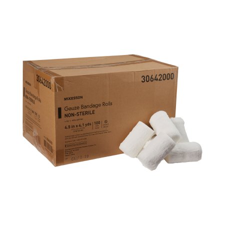 Picture of Fluff Bandage Roll McKesson Cotton 6-Ply 4-1/2 Inch X 4-1/10 Yard Roll Shape NonSterile30642000
