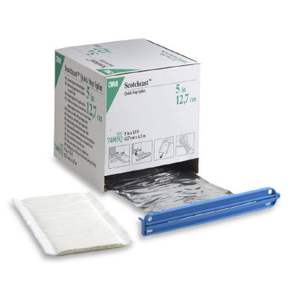 Picture of Splint Roll 3M™ Scotchcast™ Quick Step Double Sided Felt 5 Inch X 15 Foot Felt / Fiberglass White74005Q