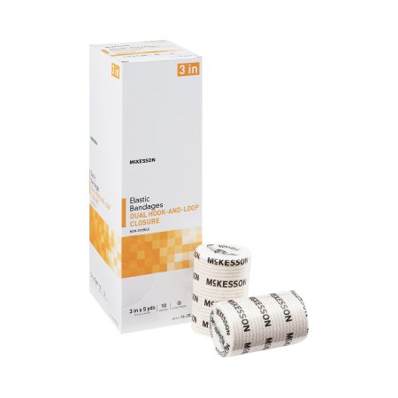 Picture of Elastic Bandage McKesson 3 Inch X 5 Yard Standard Compression Double Hook and Loop Closure Tan NonSterile16-2033-3