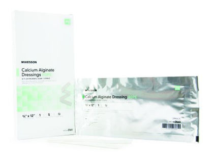 Picture of Silver Calcium Alginate Dressing McKesson 3/4 X 12 Inch Rope Sterile3560