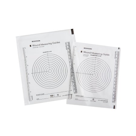 Picture of Wound Measuring Guide McKesson 5 X 7 Inch Clear Plastic NonSterile533-30012100