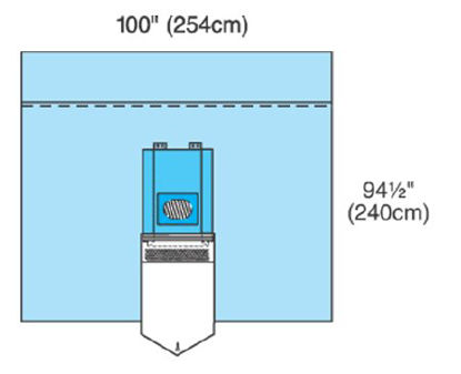 Picture of Surgical Drape Neurological Drape 100 W X 95 L Inch Sterile9449