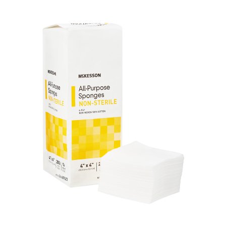 Picture of Nonwoven Sponge McKesson Cotton 4-Ply 4 X 4 Inch Square NonSterile16-607623