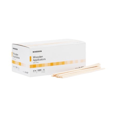 Picture of Applicator Stick McKesson Without Tip Wood Shaft 6 Inch NonSterile 1000 per Pack24-807