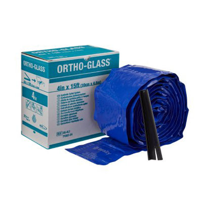 Picture of Padded Splint Roll ORTHO-GLASS® 4 Inch X 15 Foot Fiberglass WhiteOG-4L2