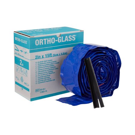 Picture of Padded Splint Roll ORTHO-GLASS® 2 Inch X 15 Foot Fiberglass WhiteOG-2L2