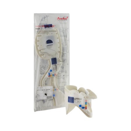 Picture of Extrication Cervical Collar Ambu® Perfit ACE™ Preformed Adult One Size Fits Most One-Piece / Trachea Opening Adjustable Height Adjustable Neck Circumference000281000