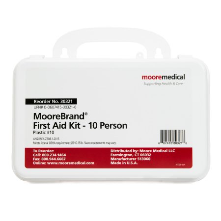 Picture of First Aid Kit McKesson 10 Person Plastic Case30321