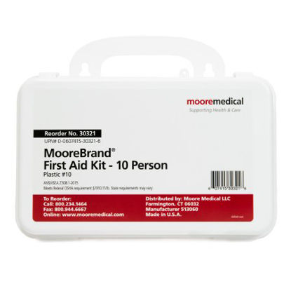 Picture of First Aid Kit McKesson 10 Person Plastic Case30321