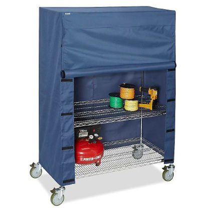 Picture of Cart Cover Blue 24 X 48 X 63 InchH-3816HD