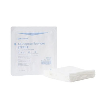 Picture of Nonwoven Sponge McKesson Cotton 4-Ply 4 X 4 Inch Square Sterile16-602326