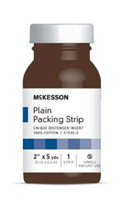 Picture of Wound Packing Strip McKesson Plain Cotton Non-impregnated X-Large 2 Inch X 5 Yard 1 Count Sterile61-59420