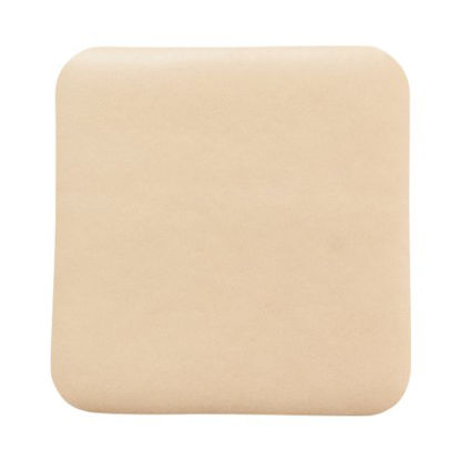 Picture of Thin Silicone Foam Dressing McKesson Lite 3 X 3 Inch Square Silicone Gel Adhesive without Border Sterile4892