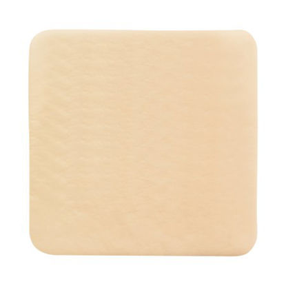 Picture of Thin Silicone Foam Dressing McKesson Lite 6 X 6 Inch Square Silicone Gel Adhesive without Border Sterile4894