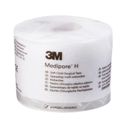 Picture of Medical Tape 3M™ Medipore™ H Perforated Soft Cloth 2 Inch X 10 Yard White NonSterile2862