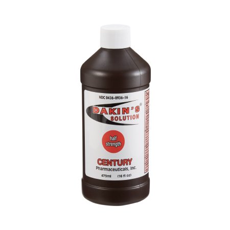 Picture of Antimicrobial Wound Cleanser Dakins® Solution 16 oz. Bottle Sodium Hypochlorite00436093616