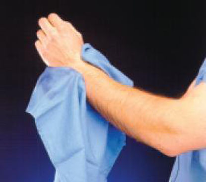 Picture of O.R. Towel Curity® 17 W X 27 L Inch Blue Sterile77704