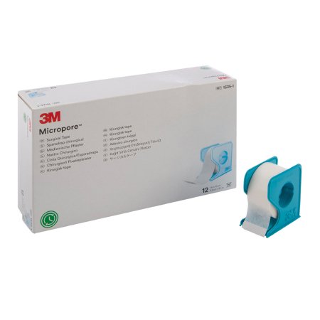 Picture of Medical Tape with Dispenser 3M™ Micropore™ Skin Friendly Paper 1 Inch X 10 Yard White NonSterile1535-1