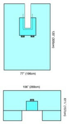 Picture of DRAPE, SURG UNIV SPLIT PACK I I (10/CWS)29133