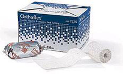 Picture of Plaster Bandage Orthoflex® 4 Inch X 12 Foot Elastic / Plaster of Paris White7324