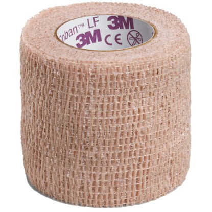Picture of Cohesive Bandage 3M™ Coban™ LF 2 Inch X 5 Yard Standard Compression Self-adherent Closure Tan NonSterile2082