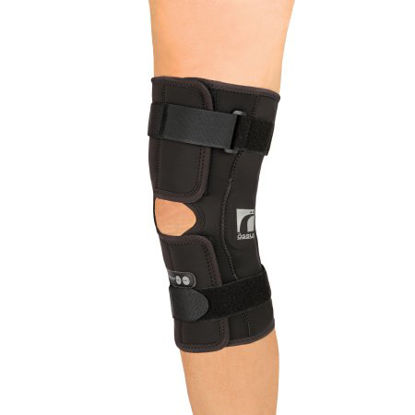 Picture of Knee Brace Ossur® Rebound® X-Large D-Ring / Hook and Loop Strap Closure 20-1/2 to 22-1/2 Inch Thigh Circumference Short Length Left or Right Knee703058