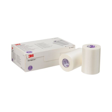 Picture of Medical Tape 3M™ Durapore™ High Adhesion Silk-Like Cloth 3 Inch X 10 Yard White NonSterile1538-3