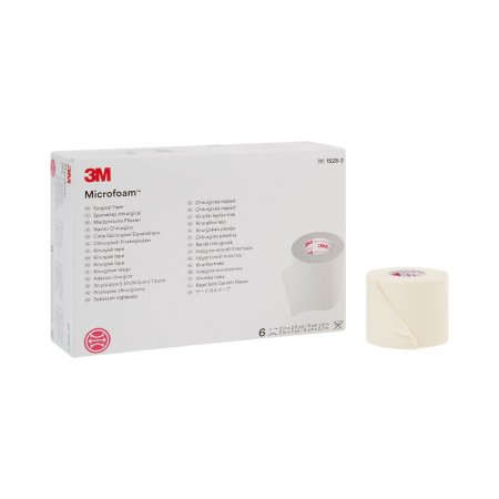 Picture of Medical Tape 3M™ Microfoam™ Multi-directional Stretch Elastic / Foam 2 Inch X 5-1/2 Yard White NonSterile1528-2