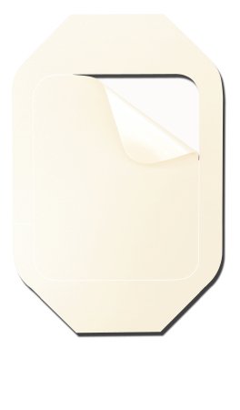 Picture of Transparent Film Dressing 3M™ Tegaderm™ Rectangle 2-3/8 X 2-3/4 Inch Frame Style Delivery With Label Sterile1634